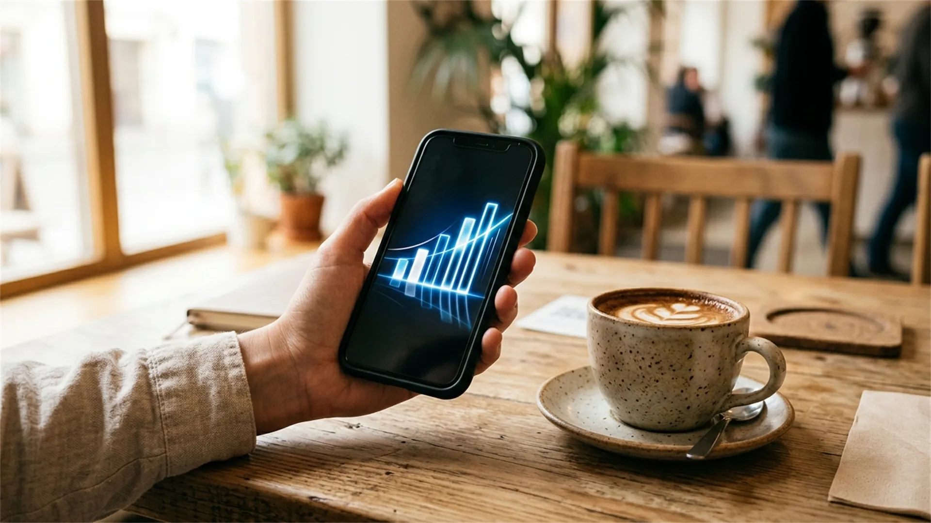 Phone showing a mobile data usage dashboard and a limit warning